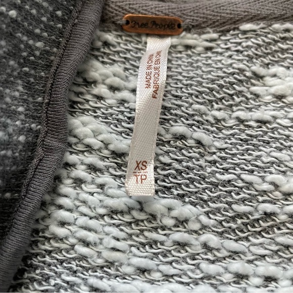 Free People In the Loop Waterfall cardigan in grey size XS oversized - Picture 6 of 11